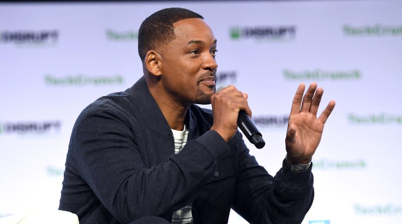 Will Smith, der spiller Mike Lowrey i Bad Boys: Ride or Die, på scenen ved TechCrunch Disrupt San Francisco 2019