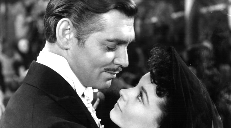 Clark Gable og Vivien Leigh i Borte med blæsten fra 1939