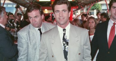 Mel Gibson ved premieren på filmen Air America i 1990