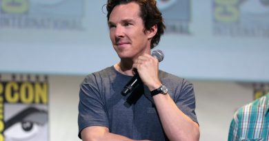 Benedict Cumberbatch, der spiller Dr. Stephen Strange, i Doctor Strange-panelet ved San Diego Comic-Con i 2016