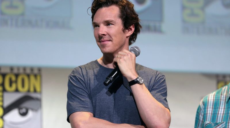 Benedict Cumberbatch, der spiller Dr. Stephen Strange, i Doctor Strange-panelet ved San Diego Comic-Con i 2016