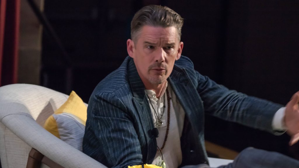 Ethan Hawke, der spiller Vincent Freeman, på Montclair Film Festival 2018