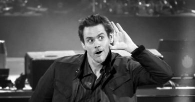 Jim Carrey på scenen ved Premios 40 Principales i Palacio de los Deportes i Madrid, december 2008
