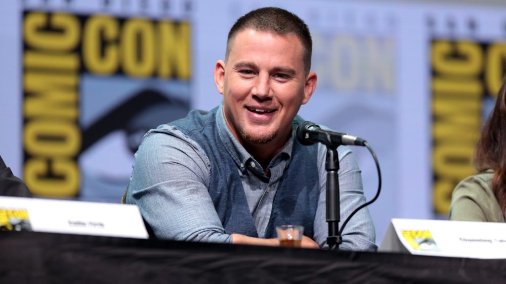 Channing Tatum, der spiller Jimmy Logan, på San Diego Comic-Con 2017