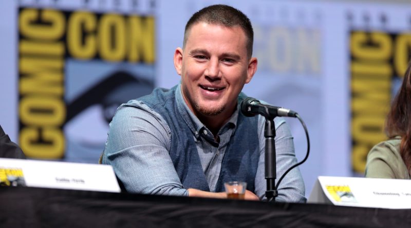 Channing Tatum, der spiller Jimmy Logan, på San Diego Comic-Con 2017