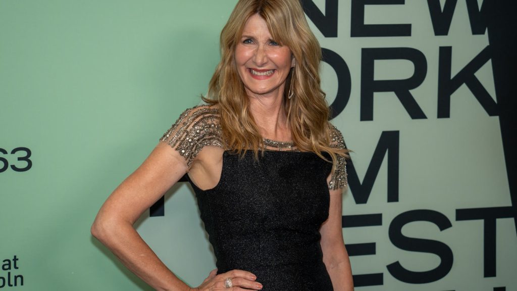 Laura Dern, der spiller Katherine Loewe i Lonely Planet, ved New York Film Festival på Lincoln Center i 2025