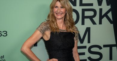 Laura Dern, der spiller Katherine Loewe i Lonely Planet, ved New York Film Festival på Lincoln Center i 2025