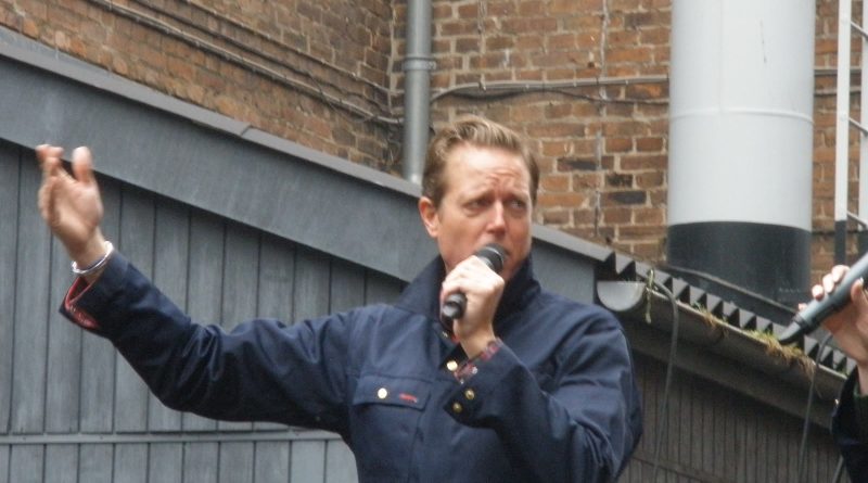 Peter Mygind, der spiller Dan Sommerdahl i Sommerdahl, ved åbningen af Kulturværftet i Helsingør i 2010