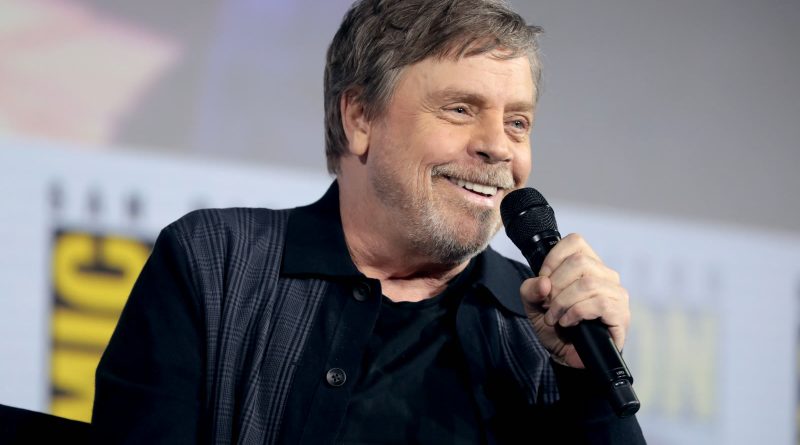Mark Hamill på scenen ved San Diego Comic-Con International i 2019