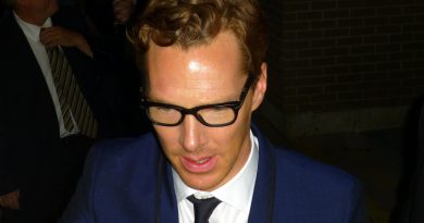 Benedict Cumberbatch, der spiller Alan Turing, ved premieren på The Imitation Game på Toronto Film Festival 2014