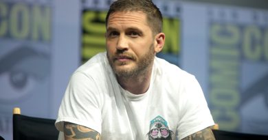 Tom Hardy ved Venom-panelet på San Diego Comic-Con 2018