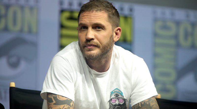 Tom Hardy ved Venom-panelet på San Diego Comic-Con 2018